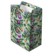 Weihnachtsbaumschmuck Mittlere Geschenktüte (Rückseite Schrägansicht)