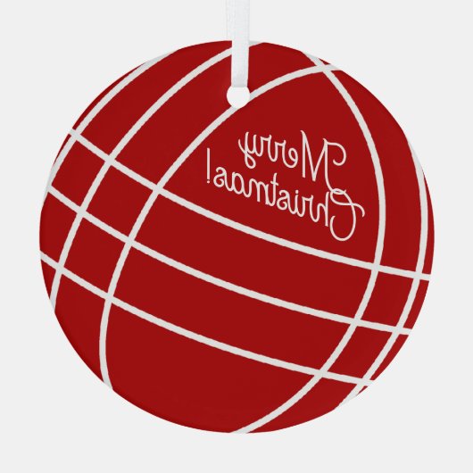 Weihnachtsbaumschmuck Ornament Aus Glas (Rückseite)