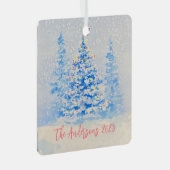 Weihnachtsbaumschmuck Ornament Aus Metall (Vorderseite Rechts)