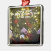 Weihnachtsbaumschmuck Ornament Aus Metall (Links)