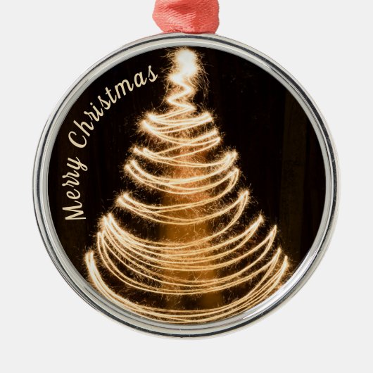 Weihnachtsbaumschmuck Ornament Aus Metall (Vorne)