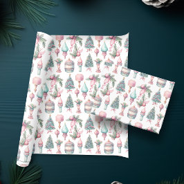 Weihnachtsbaumschmuck Pink Mint Geschenkpapier