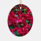 Weihnachtsbaumschmuck Poinsettia Keramik Ornament (Rechts)