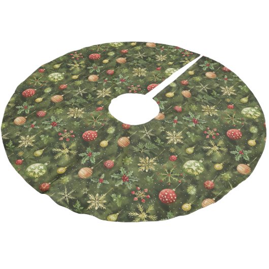 Weihnachtsbaumschmuck Polyester Weihnachtsbaumdecke (Schrägansicht)