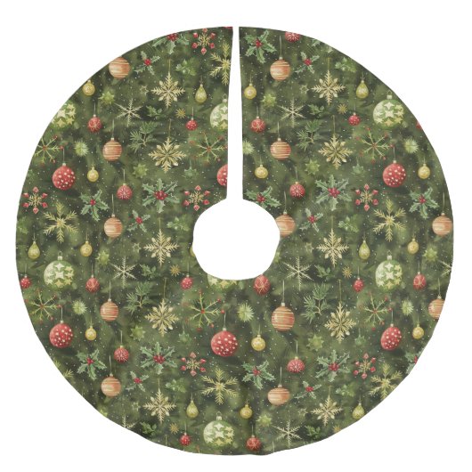 Weihnachtsbaumschmuck Polyester Weihnachtsbaumdecke (Vorderseite)