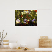 Weihnachtsbaumschmuck Poster (Küche)