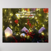 Weihnachtsbaumschmuck Poster (Vorne)