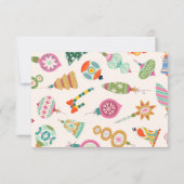 Weihnachtsbaumschmuck RSVP Karte (Rückseite)