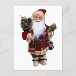 Weihnachtsbaumschmuck Santa Claus Puppe Postkarte