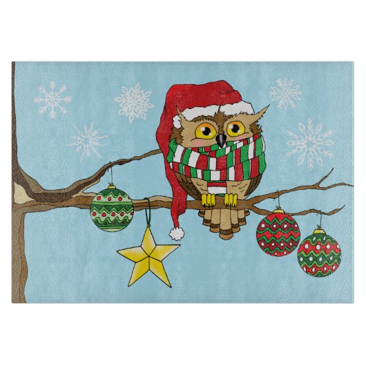 Weihnachtsbaumschmuck Schneidebrett (Vorderseite)