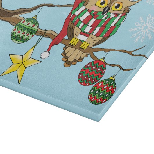 Weihnachtsbaumschmuck Schneidebrett (Ecke)