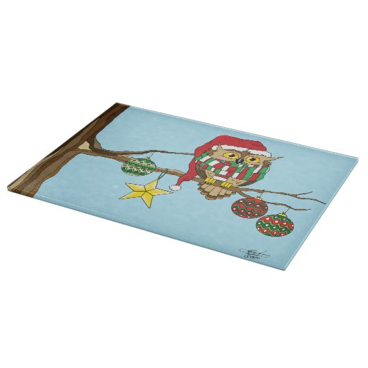 Weihnachtsbaumschmuck Schneidebrett (Ecke)