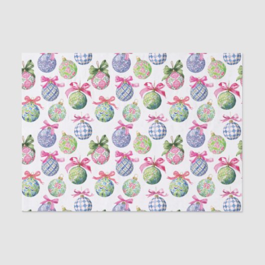 Weihnachtsbaumschmuck Seidenpapier (Vorderseite)