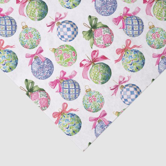 Weihnachtsbaumschmuck Seidenpapier (Ausschnitt)