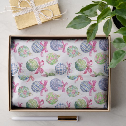 Weihnachtsbaumschmuck Seidenpapier (Geschenk)