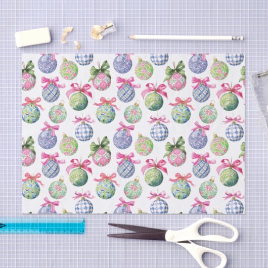 Weihnachtsbaumschmuck Seidenpapier (Handwerk)