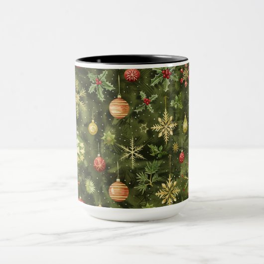Weihnachtsbaumschmuck Tasse (Zentrum)