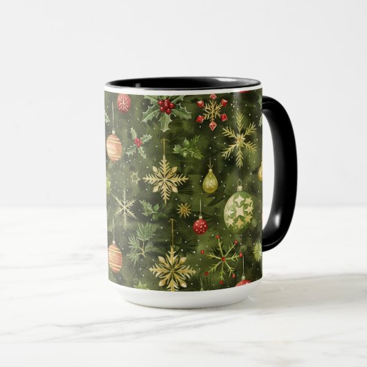 Weihnachtsbaumschmuck Tasse (VorderseiteRechts)