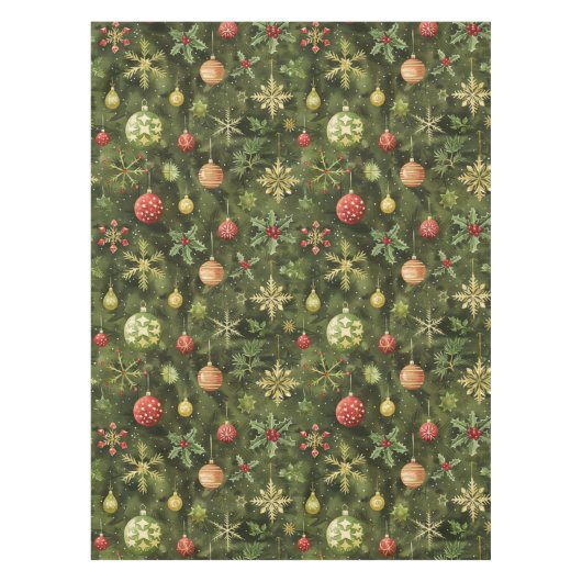Weihnachtsbaumschmuck Tischdecke (Vorderseite)