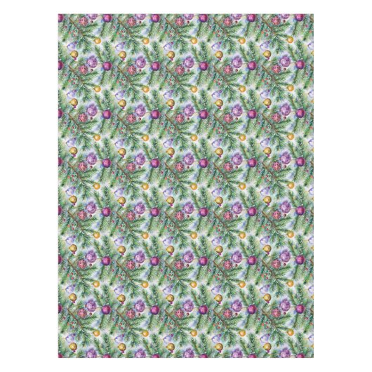 Weihnachtsbaumschmuck Tischdecke (Vorderseite)