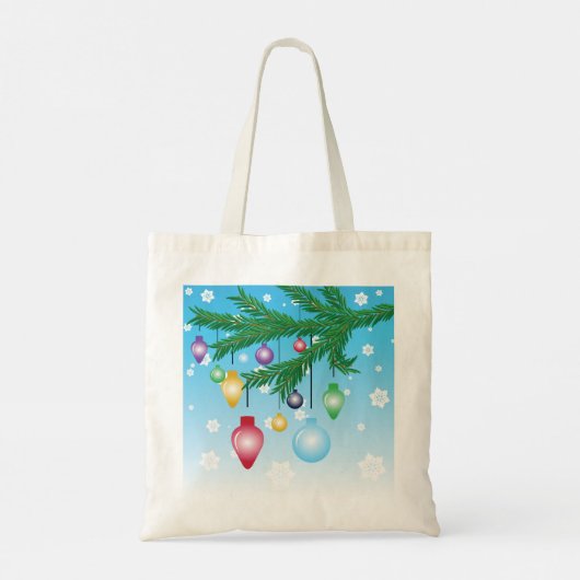 Weihnachtsbaumschmuck Tote Tasche (Rückseite)