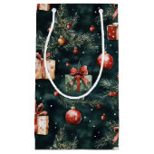 Weihnachtsbaumschmuck und Geschenkmuster Kleine Geschenktüte (Vorderseite)