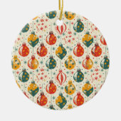 Weihnachtsbaumschmuck Vintag Keramik Ornament (Vorne)