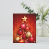 Weihnachtsbaumschmuck Weihnachtskarte (Stehend Vorderseite)
