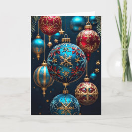 Weihnachtsbaumschmuck Weihnachtskarte Feiertagskarte