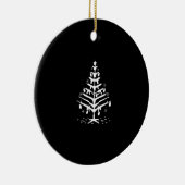 Weihnachtsbaumschmuck Xmas Pajama Geschenke Gun Keramik Ornament (Rechts)