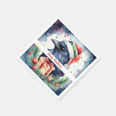 Weihnachtsbaumschnecke Serviette (Ecke)