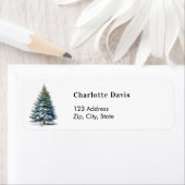 Weihnachtsbaumschnee-Rücksendeadresse (Insitu)
