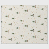 Weihnachtsbaumschneeglobes Moderne Geschenkpapier (Flach)