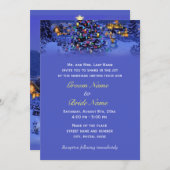 Weihnachtsbaumschneezeit Einladung (Vorne/Hinten)