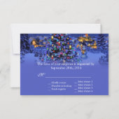 Weihnachtsbaumschneezeit RSVP (Vorderseite)