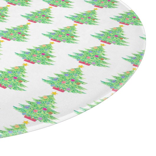 Weihnachtsbaumschneider Schneidebrett (Ecke)