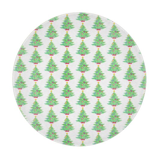 Weihnachtsbaumschneider Schneidebrett (Vorderseite)