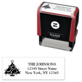 Weihnachtsbaumselbsternte Rücksendeadresse Briefma Permastempel (Beispiel)