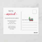 Weihnachtsbaumskart, die wir bewegten Urlaub Postkarte (Rückseite)