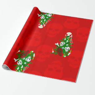 Weihnachtsbaumskorb Geschenkpapier