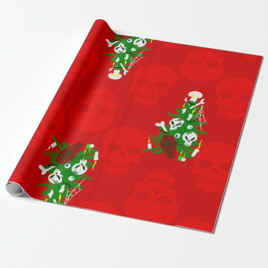 Weihnachtsbaumskorb Geschenkpapier (Ungerollt)