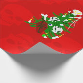 Weihnachtsbaumskorb Geschenkpapier (Ecke)