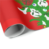 Weihnachtsbaumskorb Geschenkpapier (Rolleneckpunkt)