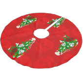 Weihnachtsbaumskorb Polyester Weihnachtsbaumdecke (Schrägansicht)