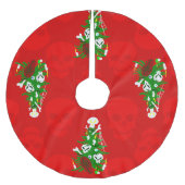 Weihnachtsbaumskorb Polyester Weihnachtsbaumdecke (Vorderseite)