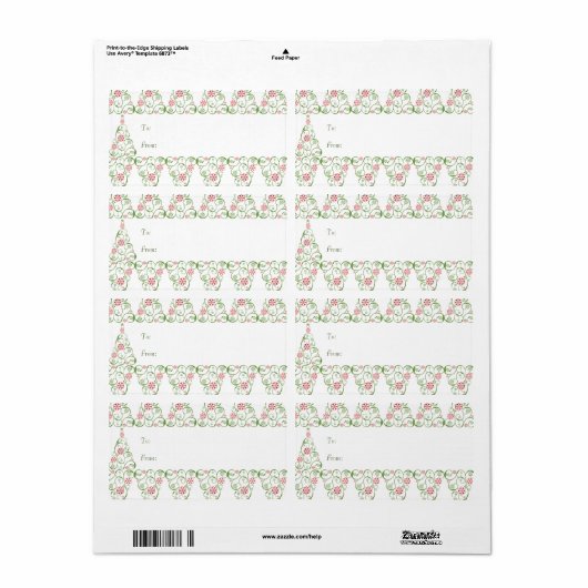 WeihnachtsbaumSnowflake Swirl Weihnachtsgeschenke  (Vorne)