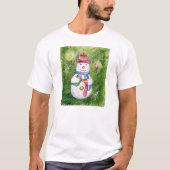 Weihnachtsbaumsnowman-Shirt T-Shirt (Vorderseite)
