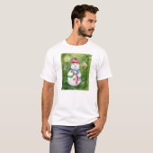 Weihnachtsbaumsnowman-Shirt T-Shirt (Vorne ganz)