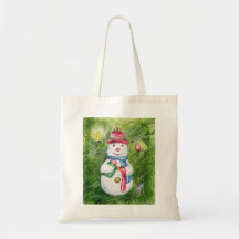 Weihnachtsbaumsnowman-Taschen-Tasche