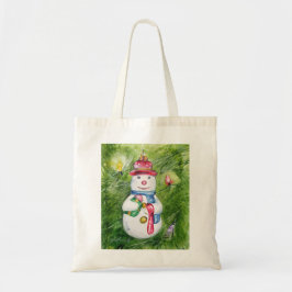 Weihnachtsbaumsnowman-Taschen-Tasche Tragetasche